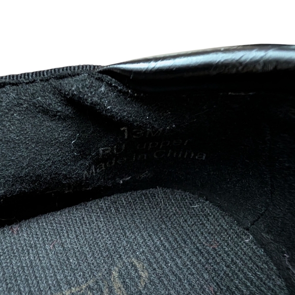 Stelle Tap Shoes for Girls PU Leather Dance Shoes Little Kid Black Size 13 M - Picture 10 of 14